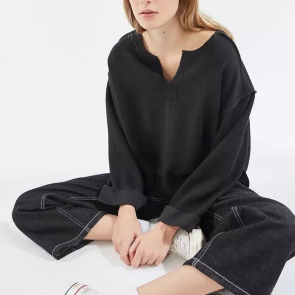 Urban Outfitters Sweaters - Jax Inside Out Notch Neck Top